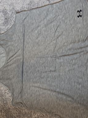 LG Gray Athletic Tank Top with Logo